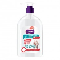 Farmec Gel igienizant maini Alcool 70 %, 500 ml✅ .Produse de igiena si dezinfectanti profesionali ✅ 