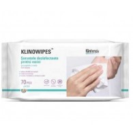 Klintensiv Klinowipes Servetele umede dezinfectante maini 70 buc, avizat Ministerul Sanatatii✅ .Produse de igiena si dezinfectanti profesionali ✅ 
