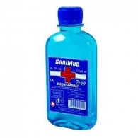 Saniblue Spirt/Alcool sanitar 70% 200 ml, avizat Ministerul Sanatatii✅ .Produse de igiena si dezinfectanti profesionali ✅ 