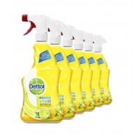Dettol Solutie Spray Power and Fresh, Sparkling Lemon & Lime Burst, 500 ml, 6 buc x 500 ml✅ .Produse de igiena si dezinfectanti profesionali ✅ 
