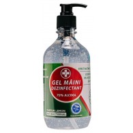 Lebada Biocid Gel dezinfectant maini 70% alcool 500 ml, avizat Ministerul Sanatatii✅ .Produse de igiena si dezinfectanti profesionali ✅ 
