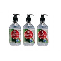 Pachet Lebada Biocid Gel dezinfectant maini 70% alcool, 500 ml x 3 buc✅ .Produse de igiena si dezinfectanti profesionali ✅ 