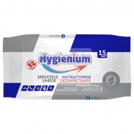 Hygienium Biocid Servetele umede dezinfectante maini 15 buc, avizat Ministerul Sanatatii✅ .Produse de igiena si dezinfectanti profesionali ✅ 