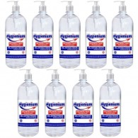 Pachet Hygienium Virucid Gel dezinfectant maini 1000 ml, avizat Ministerul Sanatatii, 9 buc✅ .Produse de igiena si dezinfectanti profesionali ✅ 