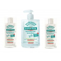Pachet Sanytol Virucid Gel dezinfectant maini, 2x 75 ml + Sanytol Virucid Gel dezinfectant maini 250 ml, avizat Ministerul Sanatatii✅ .Produse de igiena si dezinfectanti profesionali ✅ 