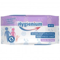 Hygienium Biocid Servetele Umede Antibacteriene 50 buc, avizat Ministerul Sanatatii✅ .Produse de igiena si dezinfectanti profesionali ✅ 