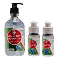 Lebada Biocid Gel dezinfectant maini, 70% alcool 2buc x 50 ml + Gel dezinfectant maini 500 ml✅ .Produse de igiena si dezinfectanti profesionali ✅ 