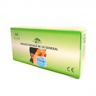 Global Masti de uz general cu elastic, albastre 3 straturi, 50 de bucati✅ .Produse de igiena si dezinfectanti profesionali ✅ 