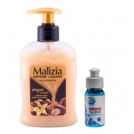 Pachet Lebada Biocid Gel dezinfectant maini racoritor 70% alcool, 50 ml si Malizia sapun lichid cu argan si vanilie, 300 ml✅ .Produse de igiena si dezinfectanti profesionali ✅ 