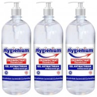Pachet Hygienium Virucid Gel dezinfectant maini 1000 ml, avizat Ministerul Sanatatii, 3 buc✅ .Produse de igiena si dezinfectanti profesionali ✅ 