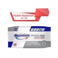 Pachet Hygienium Biocid Servetele Umede Dezinfectante 10 x 48 buc, avizat Ministerul Sanatatii✅ .Produse de igiena si dezinfectanti profesionali ✅ 