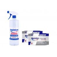 Pachet Hygienium Virucid dezinfectant maini,1 L + Hygienium servetele umede dezinfectante 2 x 48 buc, avizat Ministerul Sanatatii✅ .Produse de igiena si dezinfectanti profesionali ✅ 