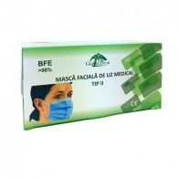 Global Masti de uz medical tip 2 Romania albaste 3 straturi, 50 de bucati✅ .Produse de igiena si dezinfectanti profesionali ✅ 